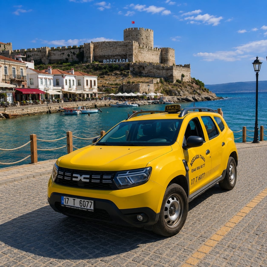 17 T 6077 Bozcaada SUV Taksi